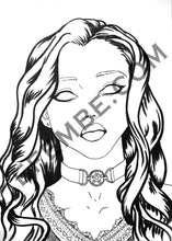 Load image into Gallery viewer, Lineart - Female Face 247