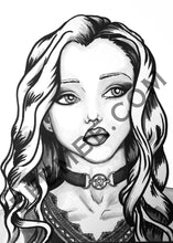 Load image into Gallery viewer, Lineart - Female Face 247